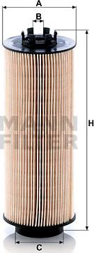 Mann-Filter PU 966/2 x - Fuel filter autospares.lv