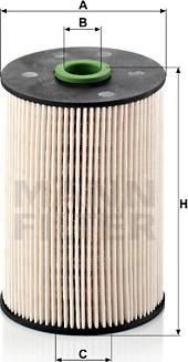 Mann-Filter PU 936/1 x - Fuel filter autospares.lv