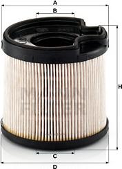 Mann-Filter PU 922 x - Fuel filter autospares.lv