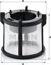 Mann-Filter PU 51 x - Fuel filter autospares.lv