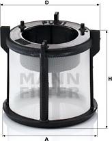 Mann-Filter PU 51 z - Fuel filter autospares.lv