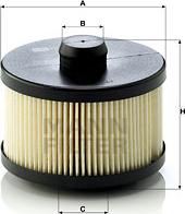 Mann-Filter PU 10 001 x - Fuel filter autospares.lv