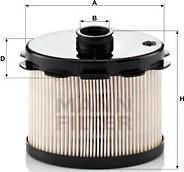 Mann-Filter PU 1021 x - Fuel filter autospares.lv