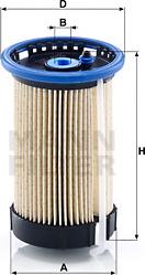 Mann-Filter PU 8015 - Fuel filter autospares.lv