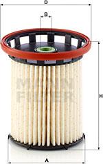 Mann-Filter PU 8021 - Fuel filter autospares.lv