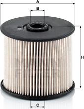 Mann-Filter PU 830 x - Fuel filter autospares.lv