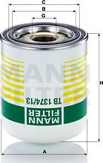 Mann-Filter TB 1374/13 x - Air Dryer Cartridge, compressed-air system autospares.lv