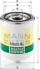 Mann-Filter TB 1374/3 x - Air Dryer Cartridge, compressed-air system autospares.lv