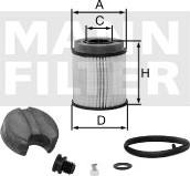 Mann-Filter U 620/2 x KIT - Urea Filter autospares.lv