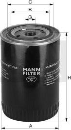 Mann-Filter W 940/7 x - Oil Filter autospares.lv