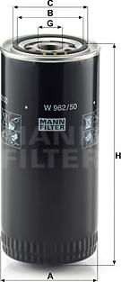 Mann-Filter W 962/50 - Oil Filter autospares.lv