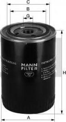 Mann-Filter W 910/3 - Oil Filter autospares.lv