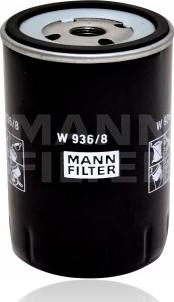 Mann-Filter W 936/8 - Oil Filter autospares.lv