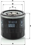 Mann-Filter W 6018 - Oil Filter autospares.lv