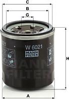 Mann-Filter W 6021 - Oil Filter autospares.lv