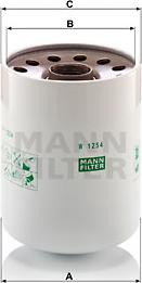 Mann-Filter W 1254 x - Oil Filter autospares.lv