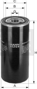 Mann-Filter W 12 250 - Oil Filter autospares.lv