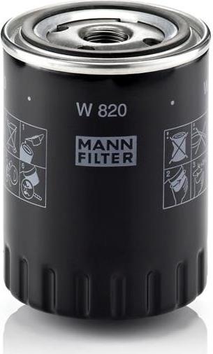 Mann-Filter W 820 - Oil Filter autospares.lv
