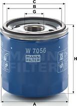 Mann-Filter W 7056 - Oil Filter autospares.lv