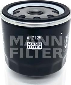 Mann-Filter W 7125 - Oil Filter autospares.lv