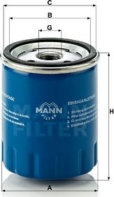 Mann-Filter W 712/15 - Oil Filter autospares.lv