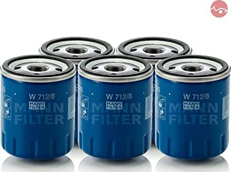 Mann-Filter W 712/8 (10) - Oil Filter autospares.lv