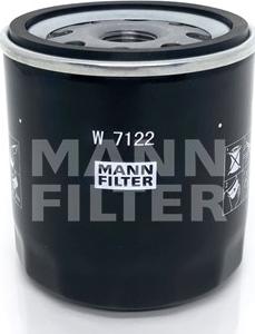 Mann-Filter W 712/2 - Oil Filter autospares.lv