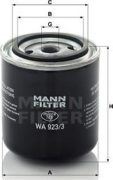 Mann-Filter WA 923/3 - Coolant Filter autospares.lv