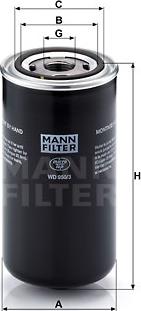 Mann-Filter WD 950/3 - Oil Filter autospares.lv