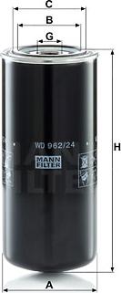 Mann-Filter WD 962/24 - Oil Filter autospares.lv