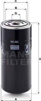 Mann-Filter WD 962 - Oil Filter autospares.lv