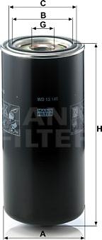 Mann-Filter WD 13 145 - Oil Filter autospares.lv