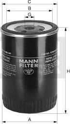 Mann-Filter WK 8003 - Fuel filter autospares.lv