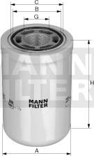 Mann-Filter WH 980/1 - Oil Filter autospares.lv