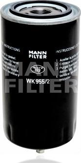 Mann-Filter WK 955/2 - Fuel filter autospares.lv