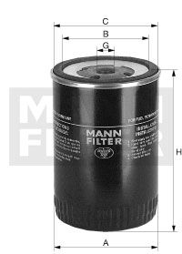 Mann-Filter WK 950/12 - Fuel filter autospares.lv