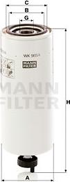 Mann-Filter WK 965/4 x - Fuel filter autospares.lv