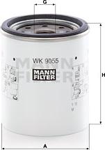 Mann-Filter WK 9055 z - Fuel filter autospares.lv