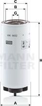 Mann-Filter WK 9052 x - Fuel filter autospares.lv