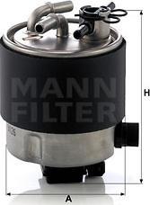 Mann-Filter WK 9026 - Fuel filter autospares.lv