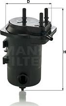Mann-Filter WK 9028 z - Fuel filter autospares.lv