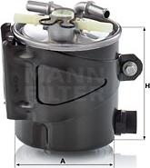 Mann-Filter WK 919/1 - Fuel filter autospares.lv