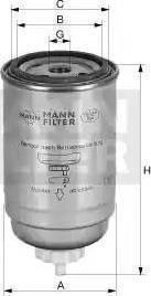 Mann-Filter WK 932/1 - Fuel filter autospares.lv