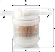 Mann-Filter WK 42/14 - Fuel filter autospares.lv