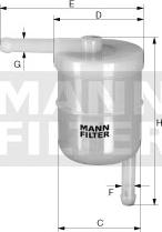 Mann-Filter WK 42/11 - Fuel filter autospares.lv
