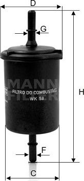 Kolbenschmidt 50013411 - Fuel filter autospares.lv