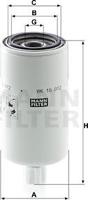 Mann-Filter WK 10 012 x - Fuel filter autospares.lv