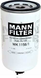 Mann-Filter WK 1156/1 - Fuel filter autospares.lv