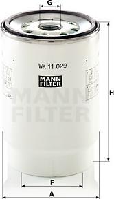 Mann-Filter WK 11 029 z - Fuel filter autospares.lv