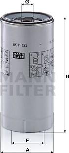 Mann-Filter WK 11 023 z - Fuel filter autospares.lv